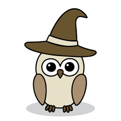Owl flat vector illustration owl cartoon hand drawing isolated vector illustration