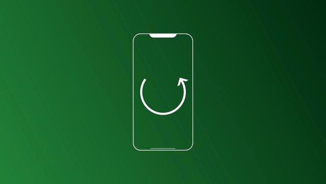 Rotate Your Phone Clean Animated Emblem