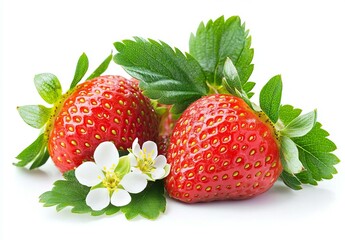 strawberry isolated on white background, strawberry, fruit, food, isolated, berry, red, fresh, ripe, strawberries, white, dessert, healthy, closeup, sweet, juicy, green, diet, freshness, macro, delici