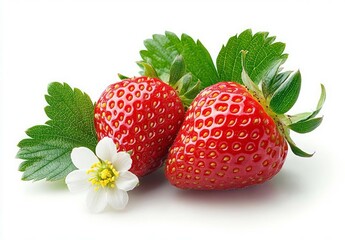 strawberry isolated on white background, strawberry, fruit, food, isolated, berry, red, fresh, ripe, strawberries, white, dessert, healthy, closeup, sweet, juicy, green, diet, freshness, macro, delici