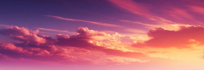 Obraz premium Vivid sunset cloudscape