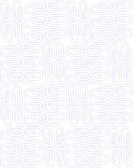 Seamless geometric chain two-color pattern