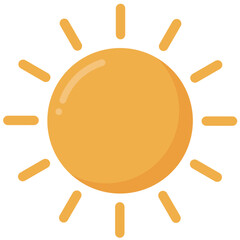 Cute weather  elements  with smiley  dace