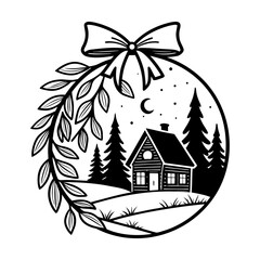 Obraz premium Christmas vector design, Christmas vector design svg files