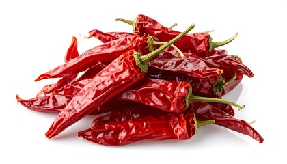 Dried red chili peppers