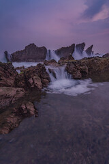 Sunset in Tanjung Layar Beach