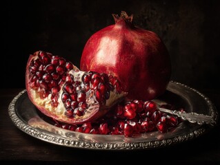 A Pomegranate Still Life That Looks Like A Dutch Masterpiece