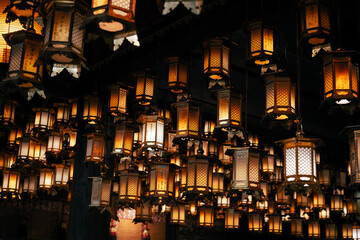 たくさんの照明