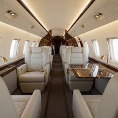 Luxury Jet Interior