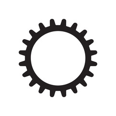 Precision Gear Silhouette – A Minimal Tribute to Mechanical Engineering