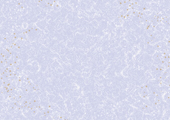 和紙雲竜紙金箔入り_ブルー