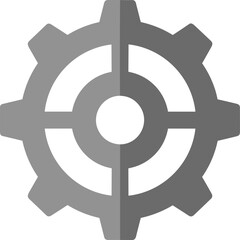 Obraz premium Abstract Gear Icon