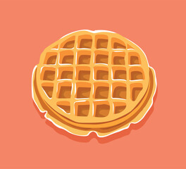 vector illustration of Waffle 