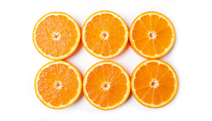 Fototapeta premium Orange Slices Fresh Fruit