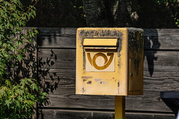 mailbox on the wall