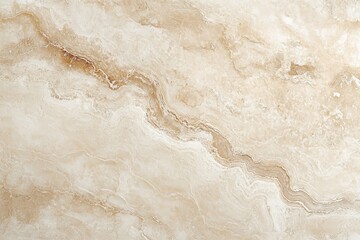 Naklejka premium A smooth, light-colored stone surface with subtle veins, ideal for countertops or flooring, showcasing natural beauty and elegance.