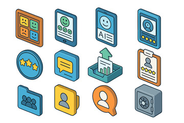 Ui, ux flat icon set for web design and user interface enhancements