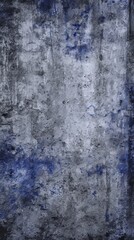 Obraz premium Distressed Blue Abstract Texture with Rough Paint and Aged Concrete Look