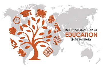 International day of education celebrated on january 24th with tree of knowledge