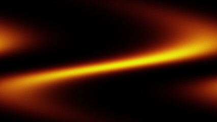 Obraz premium Abstract Golden Light Waves on Dark Background Modern Digital Ar
