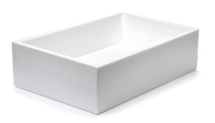 Naklejka premium Empty white box