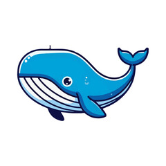 
blue whale illustration design