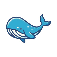 
blue whale illustration design