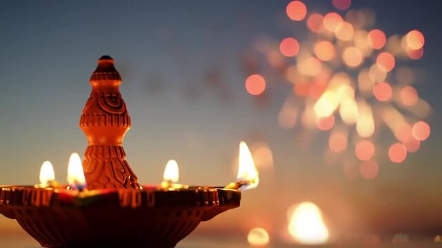 Banner design for diwali festival and podium,Diwali light decoration candle with fireworks,Stage,Product display Showcase design sparkle background,Deepavali,Dipavali,3D podium