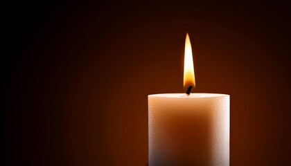 candle isolated on background