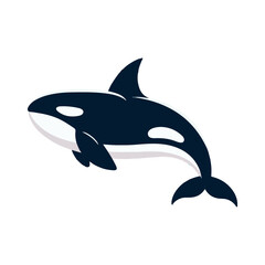 Obraz premium orca whale illustration design