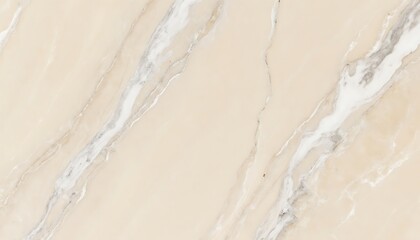 Fototapeta premium Elegant Light Beige Marble Texture with Subtle Gray and White Diagonal Veining for Luxurious Interior Design and Architectural Backgrounds