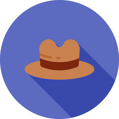 Hat icon vector image. Suitable for mobile apps, web apps and print media.