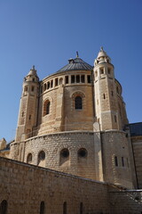Abbey of the Dormition on Mount Zion near the Zion Gate in Jerusalem