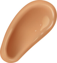 vector illustration of a cream foundation