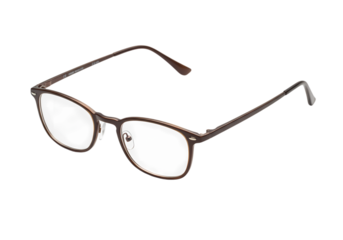 Classic Round Eyeglasses isolated on transparent background