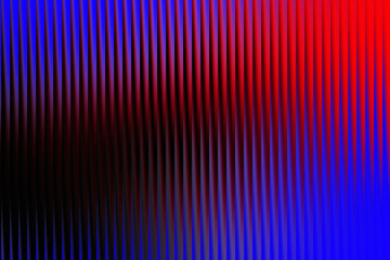 Abstract Vertical Ribbed Texture with Red and Blue Gradient Lighting background