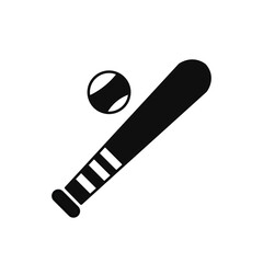 baseball icons. simple solid vector