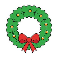 A festive Christmas wreath adorned with glowing candles, holly leaves, and a golden bell, symbolizing warmth, joy, and the holiday spirit of celebration.

