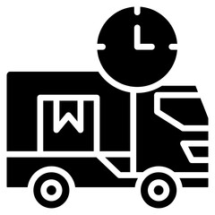 Delivery Truck glyph icon