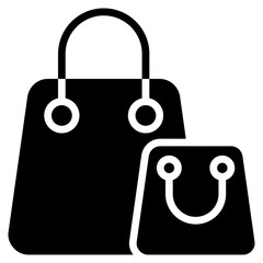 Shopping Bag glyph icon