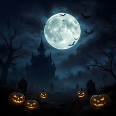halloween night background