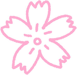 Cute Hand-drawn Flower Sticker Illustration
