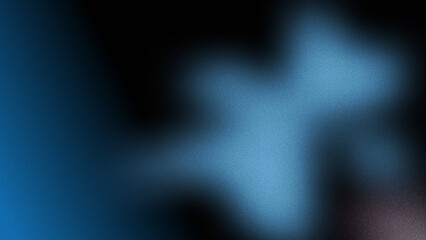 An abstract, blue, black, grainy gradient wave background noise texture. A vibrant, blurry backdrop, luminous wallpaper for posters and web design, and poster banner design.