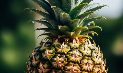 Fototapeta premium pineapple close up