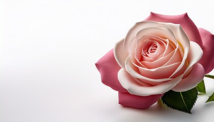 flower head rose blossom white background