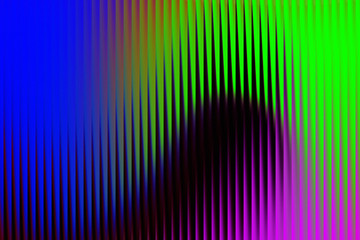 Vibrant Abstract Background with Vertical Ribbed Texture and RGB Color Blend gradient
