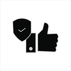 reliable icons. simple solid vector illustration