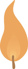 Illustration of a Fire Flame