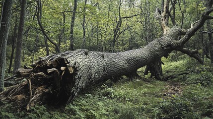 Obraz premium Fallen tree