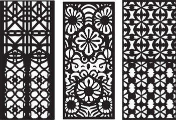 20 Set Laser Cut Decorative Wall Panels